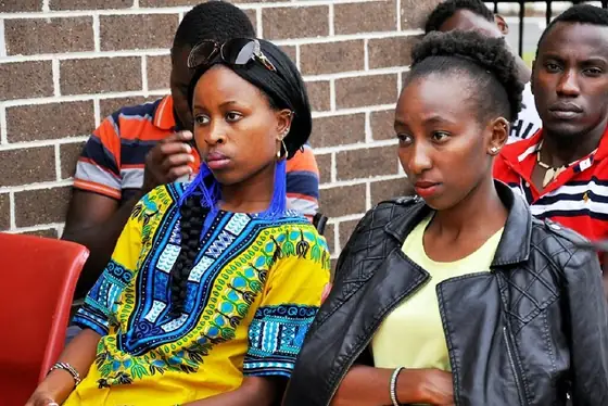 UKACA members at an early community meeting