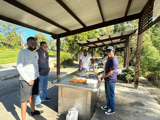 UKACA members and families at the community picnic in the park