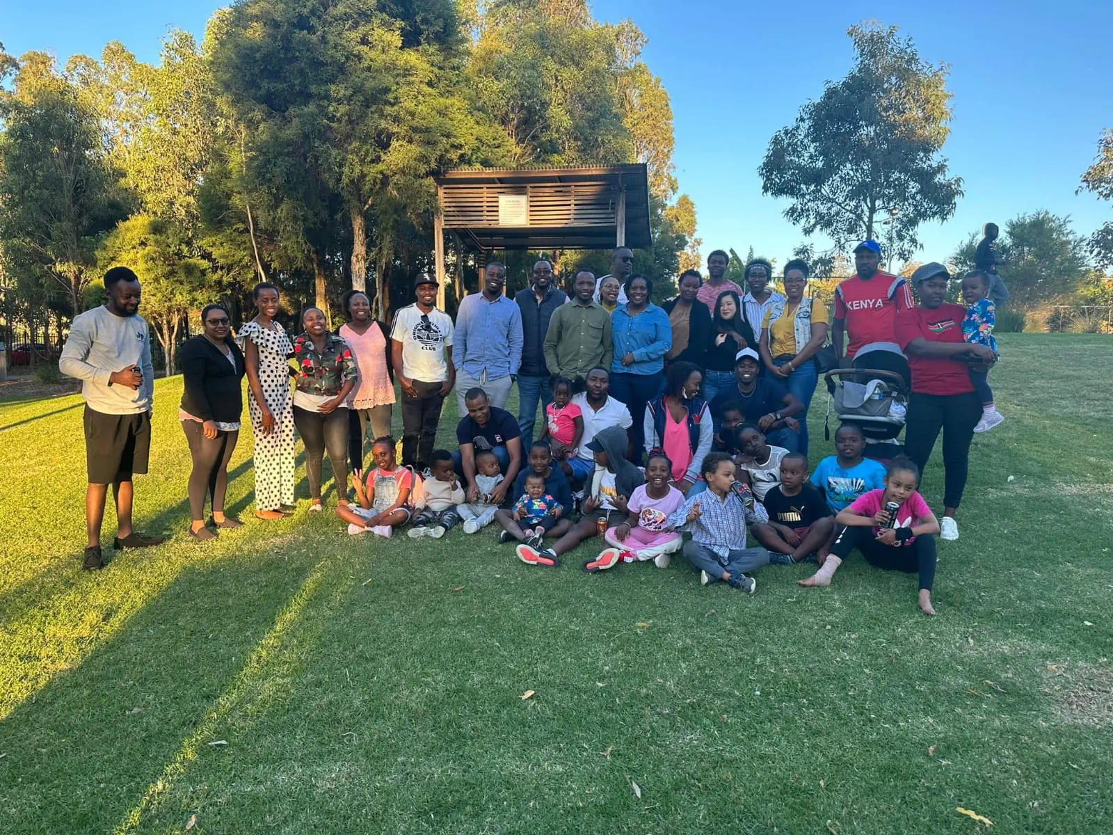 UKACA members and their families together at a community picnic