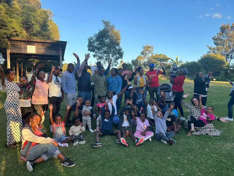 UKACA members relaxing together outdoors